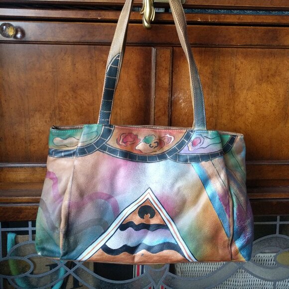 Gorgeous ANUSCHKA Leather Shoulder Bag - Picture 1 of 15
